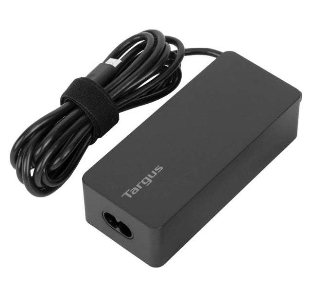 Targus 100W USB-C Charger - Compatible with USB-C Laptops, Tablets, Phones, Built-in Power Adapter, Up to 100W Power Delivery,1.8M Cable, 2YR WTY