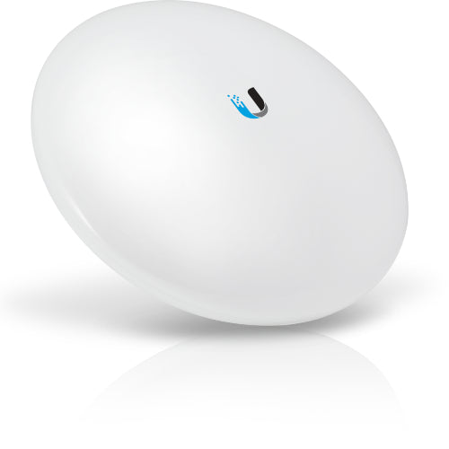 Ubiquiti airMAX NanoBeam 5AC, Compact, UISP-ready, 5 GHz, 10+ km link range, 450+ Mbps throughput, Easy Mounting, 2Yr Warr
