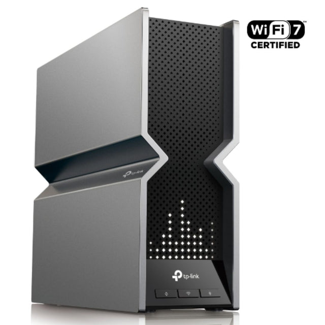 TP-Link Archer BE800 BE19000 Tri-Band Wi-Fi 7 Router (WIFI7) 1376 Mbps at 2.4 GHz + 5760 Mbps at 5 GHz + 11520 Mbps at 6 GHz, 8× Internal Antennas, Qu