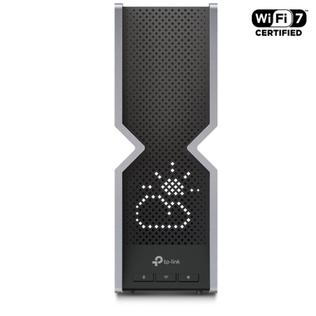 TP-Link Archer BE800 BE19000 Tri-Band Wi-Fi 7 Router (WIFI7) 1376 Mbps at 2.4 GHz + 5760 Mbps at 5 GHz + 11520 Mbps at 6 GHz, 8× Internal Antennas, Qu