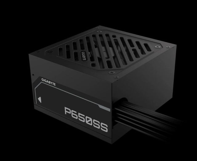 Gigabyte GP-P650SS 650W ATX PSU Power Supply 80+ Silver 120mm 12V >100K Hrs 50-60 Hz 650W 120mm Fan