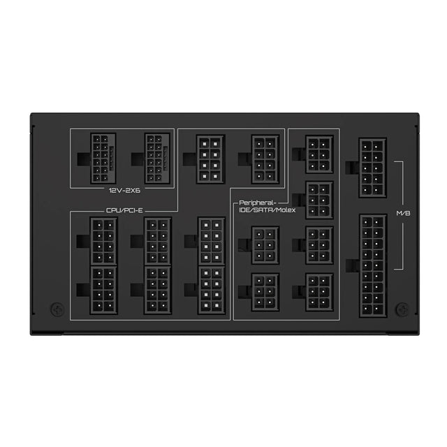 Gigabyte GP-UD1600PM PG5 AI TOP Power Supply, 1600W, ATX12V, 80 PLUS Platinum Fan, Type 140mm Double Ball Bearing fan >100,000 hours, 3 years