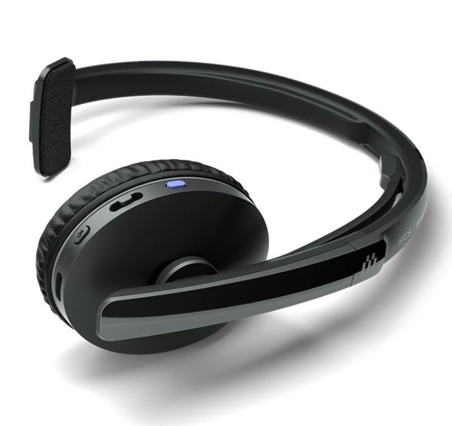 EPOS Adapt 230 Mono Bluetooth Headset, Works with Mobile / PC, Microsoft Teams and UC Certified, upto 27 Hour Talk Time, Folds Flat, 2Yr -USB -A