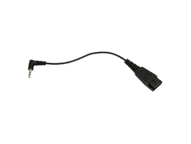 Jabra QD to 2.5MM Audio Cable Headset Adapter 15CM Straight