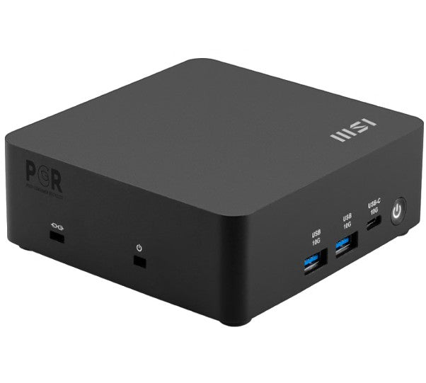 MSI Cubi NUC AI 1UMG-013BAU Mini PC Black Barebone Core Ultra 5 125H 2x Thunderbolt 4 2x HDMI 2x Intel® I226V (2.5G) Wi-Fi 6E AX211 3Y