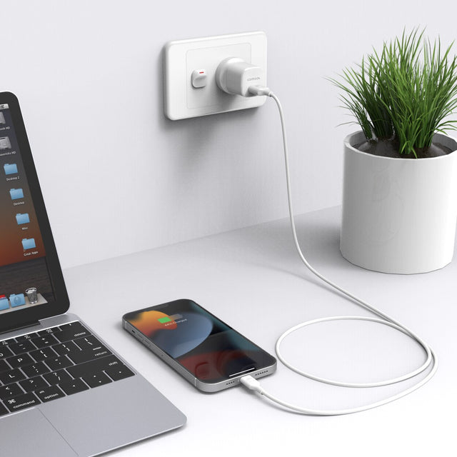 2x Comsol 12W USB-A Wall Charger - White