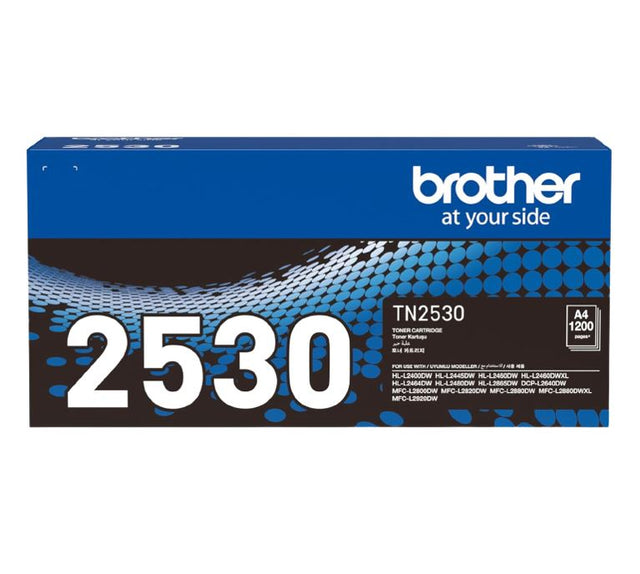 Brother TN-2530 **NEW** MONO LASER TONER- STANDARD CARTRIDGE TO SUIT MFC-L2880DWXL/MFC-L2920DW/MFC-L2880DW/MFC-L2820DW/DCP-L2640DW/MFC-L2800DW/HL-L248