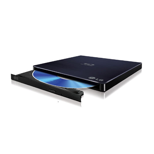 LG BP50NB40 8x Ultra Slim Portable External USB Blu-Ray Drive Burner - M Disc Silent Play 3D Jamless Play (LS)