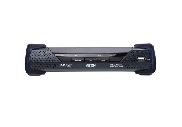 Aten 4K HDMI Single Display KVM over IP Receiver with Power over Ethernet, power adapter not included