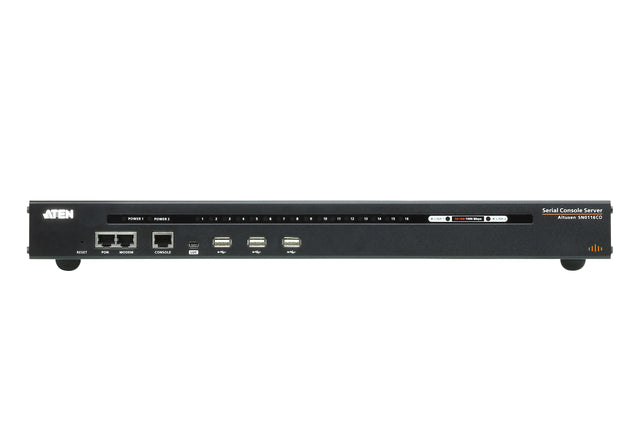 Aten 16 Port Serial Console Server over IP with dual AC Power, directly connect to Cisco switches without rollover cables, dual LAN Support