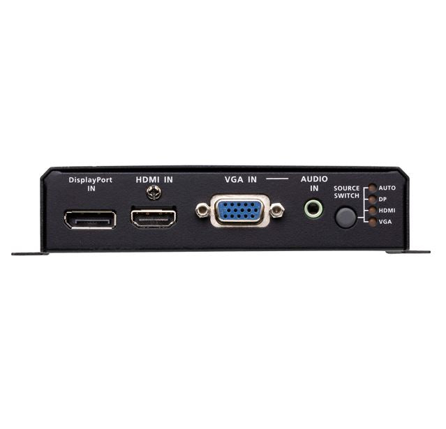 Aten VE3912T 4K DisplayPort / HDMI / VGA Switch with HDBaseT Transmitter, Auto Switch Mode, Mirrored Video Output, PoH