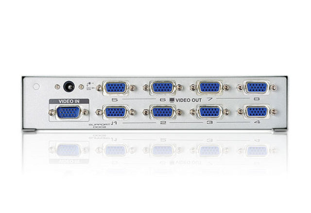 Aten Video Splitter 8 Port VGA Splitter 350Mhz, 1920x1440@60Hz, Cascadable to 3 levels (Up to 512 Outputs)