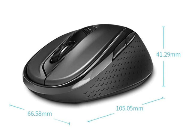 RAPOO M500 Multi-Mode, Silent, Bluetooth, 2.4Ghz, 3 device Wireless Optical Mouse - Simultaneously Connect Multiple Devices