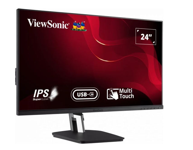 ViewSonic 24” TD2455 In-Cell 10 Point Touch Monitor with USB Type-C Input and Advanced Ergonomics, POS, Education. Shopping Centre, Real Estate, TAB