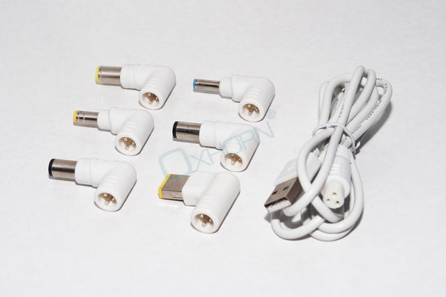 Oxhorn Laptop Charger Accessories Pack B - Compatible with Selected HP, Toshiba, ASUS, Samsung - Works with Oxhorn USB Type C & Quick Charge
