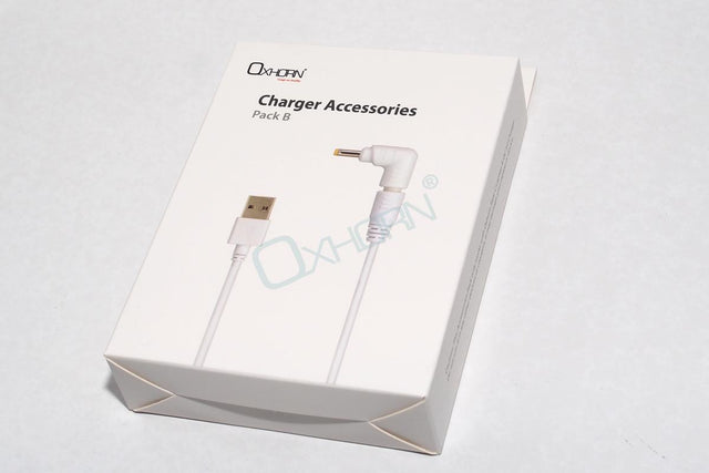 Oxhorn Laptop Charger Accessories Pack B - Compatible with Selected HP, Toshiba, ASUS, Samsung - Works with Oxhorn USB Type C & Quick Charge