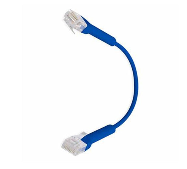 Ubiquiti UniFi Patch Cable Single Unit, 3m, Blue, End Bendable to 90 Degree, RJ45 Ethernet Cable, Cat6, Ultra-Thin 3mm Diameter, 2Yr Warr