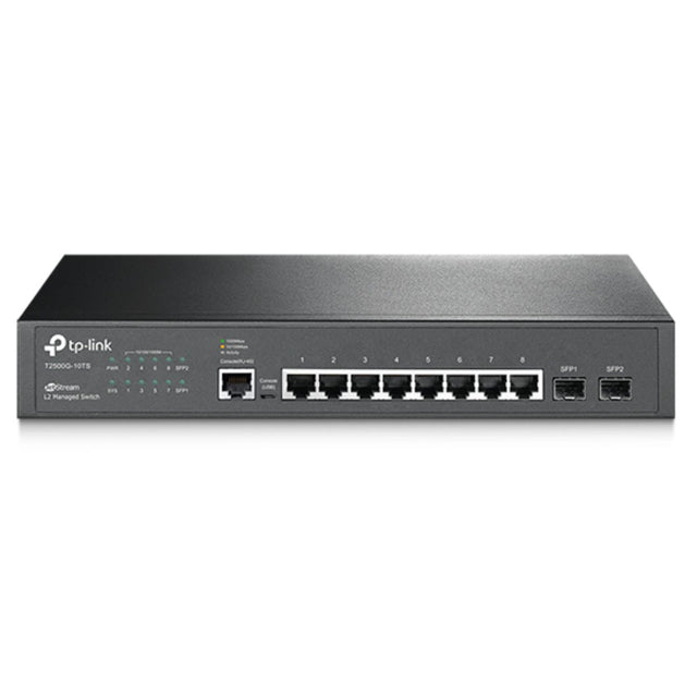 TP-Link SG3210 JetStream 8-Port Gigabit L2 Managed Switch with 2 SFP Slots Omada