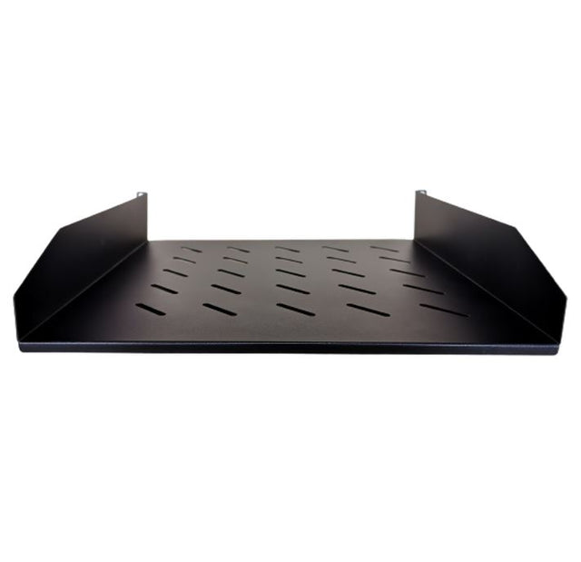 LDR Cantilever 2U 275mm Deep Shelf Recommended for 19" 450/550mm Deep Cabinet - Black Metal Contruction