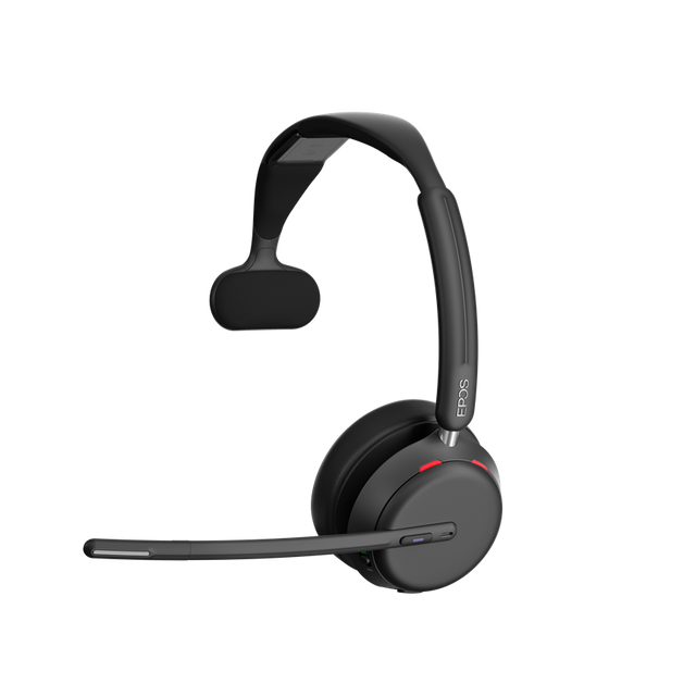 EPOS IMPACT 1030T Mono Bluetooth Headset, MS Teams, For PC/Softphone, USB-C Connection, BTD 800a Dongle Included