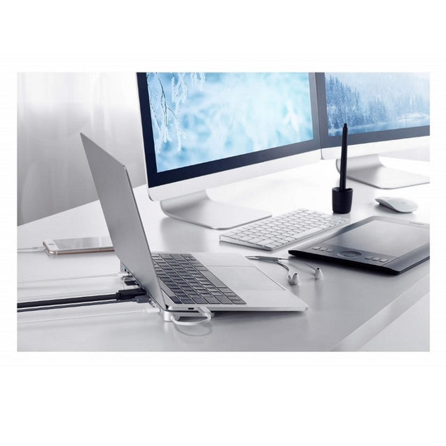 Aten Multiport Mini Dock USB-C, 3x USB 3.1 Gen 1 Ports, USB-C Power Pass through, DP/HDMI/VGA Display Ports, SD/MicroSD Slots, Gigabit Ethernet RJ45,