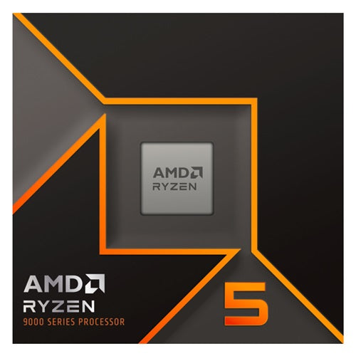 AMD Ryzen 5 9600X 6Cores/12Threads, 65 watts, Max Boost Clock 5.4 GHz, PCIE 5.0, 32MB Cache, Radeon™ Graphics, 2200 MHz Frequency