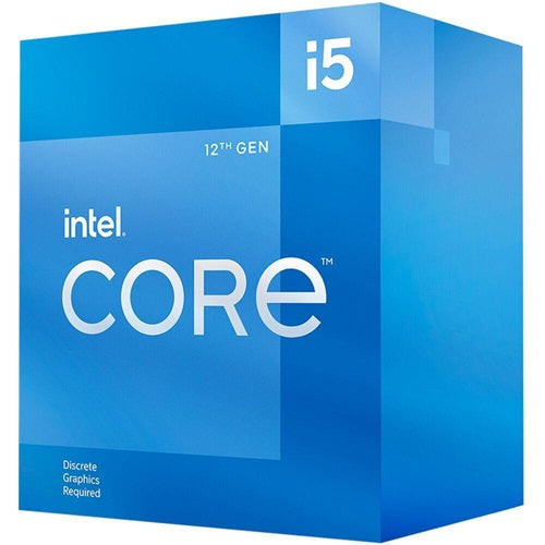 Intel i5 12400F CPU 2.5GHz (4.4GHz Turbo) 12th Gen LGA1700 6-Cores 12-Threads 18MB 65W Graphic Card Required Retail Box Alder Lake