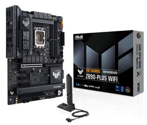 ASUS TUF GAMING Z890-PLUS WIFI LGA1851 ATX Motherboard 192GB, 4x DDR5, 1 x PCIe 5.0 x16 slots, 4 x M.2 slots, 4 x SATA 6Gb/s