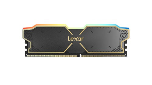 Lexar LD5U16G60C38BG-RGD, Thor 6000 RGB, UDIMM, DDR5, 32GB(2x16GB), 6000MHz, CL38, 1.35V, Black, Limited Lifetime Warranty