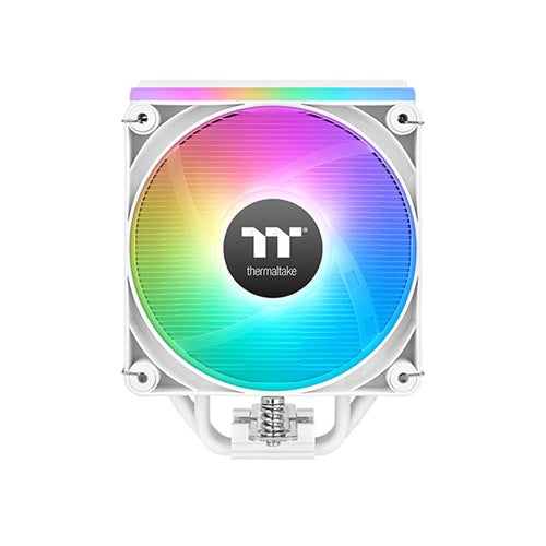 Thermaltake CL-P137-AL12SW-A, ASTRIA 200 ARGB Sync CPU Cooler, Fan Size: 120mm, PWM: 500-1800 RPM, Air Flow: 65 CFM, Single Fan, White, Intel Socket LGA 2066, 2011, 1851, 1700, 1200, 1156, 1155, 1151, 1150, 1150_x000B, AMD AM5, AM4, 2 Year Warranty