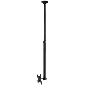 ATDEC TH-1040-CTL CEILING MOUNT LONG POLE /TILT/BLACK. ADJUSTABLE RANGLE 900MM-1800MM FROM CEILING. FITS MOST DISPLAYS FROM 17IN TO 42IN.
