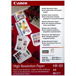 CANON HR-101N A4 200 Sheets 110 gsm High Resolution Paper