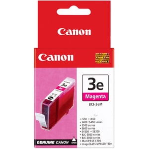 CANON BCI3Em Magenta Ink Tank For BJC3000BJC6000 S400 S400Sp S450 S520 I550 I850 S4500 I6100 I6300 I6500 Bubble Jet Printers And MPC