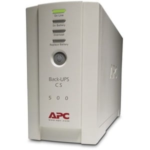 APC Back-UPS 500VA/300W Standby UPS, Tower, 230V/10A Input, 4x IEC C13 Outlets, Lead Acid Battery, User Replaceable Battery