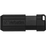 VERBATIM Store n Go Pinstripe USB Drive 128GB (Black)