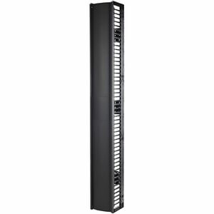 VALUELINE VERTICAL CABLE MANAGER FOR 2 & 4 POST RACKS 96INH X 12INW SINGLE-SIDED WITH DOOR