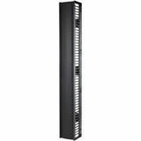 VALUELINE VERTICAL CABLE MANAGER FOR 2 & 4 POST RACKS 96INH X 12INW SINGLE-SIDED WITH DOOR