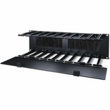 3U HORIZONTAL CABLE MANAGER 6IN FINGERS TOP AND BOTTOM