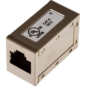 Female/female RJ45 coupler. For indoor use. Perfect when you need to extend a pre-terminated cable.