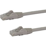 StarTech.com 3m Gray Gigabit Snagless RJ45 UTP Cat6 Patch Cable - 3 m Patch Cord - Ethernet Patch Cable - RJ45 Male to Male Cat 6 Cable