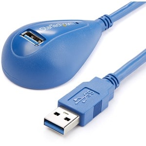 5 ft Desktop SuperSpeed USB 3.0 Extension Cable - A to A M/F