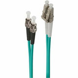 ALOGIC 10m LC-ST 40G/100G Multi Mode Duplex LSZH Fibre Cable 50/125 OM4