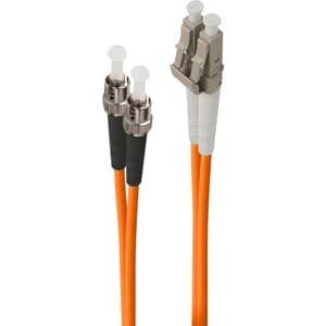 ALOGIC 10m LC-ST Multi Mode Duplex LSZH Fibre Cable 62.5/125 OM1