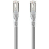 ALOGIC 2m Grey 10G Shielded CAT6A LSZH Low Smoke Zero Halogen Network Cable