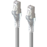 ALOGIC 2m Grey 10G Shielded CAT6A LSZH Low Smoke Zero Halogen Network Cable