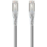 ALOGIC 1m Grey 10G Shielded CAT6A LSZH Low Smoke Zero Halogen Network Cable