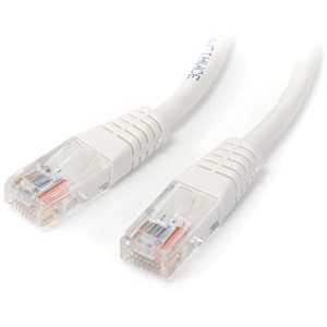 StarTech.com 15m Cat5e White Molded RJ45 UTP Cat 5e Patch Cable - 15 m Patch Cord