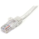 StarTech.com 3 m White Cat5e Snagless RJ45 UTP Patch Cable - 3m Patch Cord - Ethernet Patch Cable - RJ45 Male to Male Cat 5e Cable