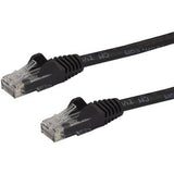 StarTech.com 10m Black Gigabit Snagless RJ45 UTP Cat6 Patch Cable - 10 m Patch Cord