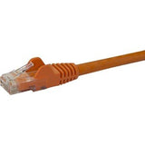 StarTech.com 2m Orange Gigabit Snagless RJ45 UTP Cat6 Patch Cable - 2 m Patch Cord - Ethernet Patch Cable - RJ45 Male to Male Cat 6 Cable